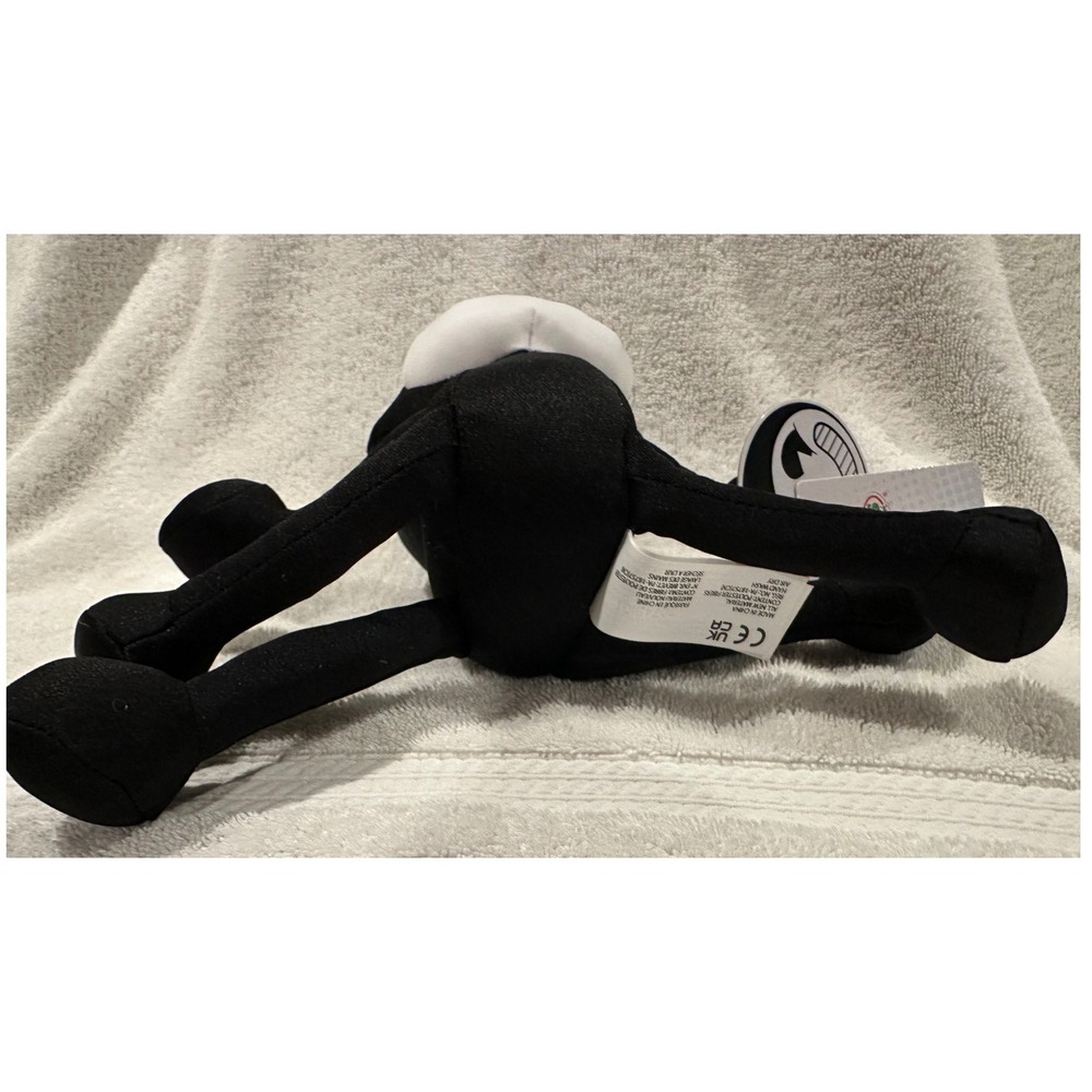 Jakks Pacific Bendy and the Dark Revival Edgar Plush Butcher Gang Black White - Picture 6 of 8